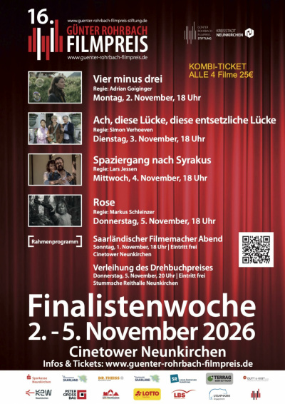 Günter Rohrbach Filmpreis - Kombiticket 2D