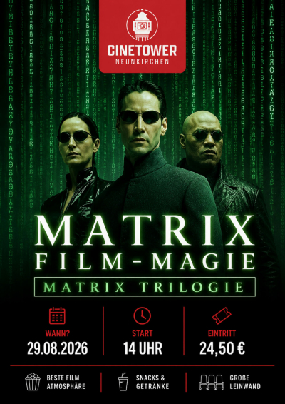 Filmplakat: Matrix Trilogie